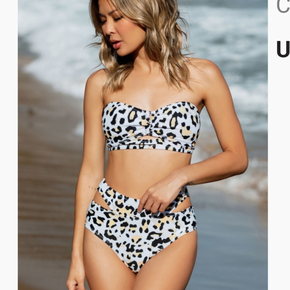 Sz medium 2 piece swimsuit